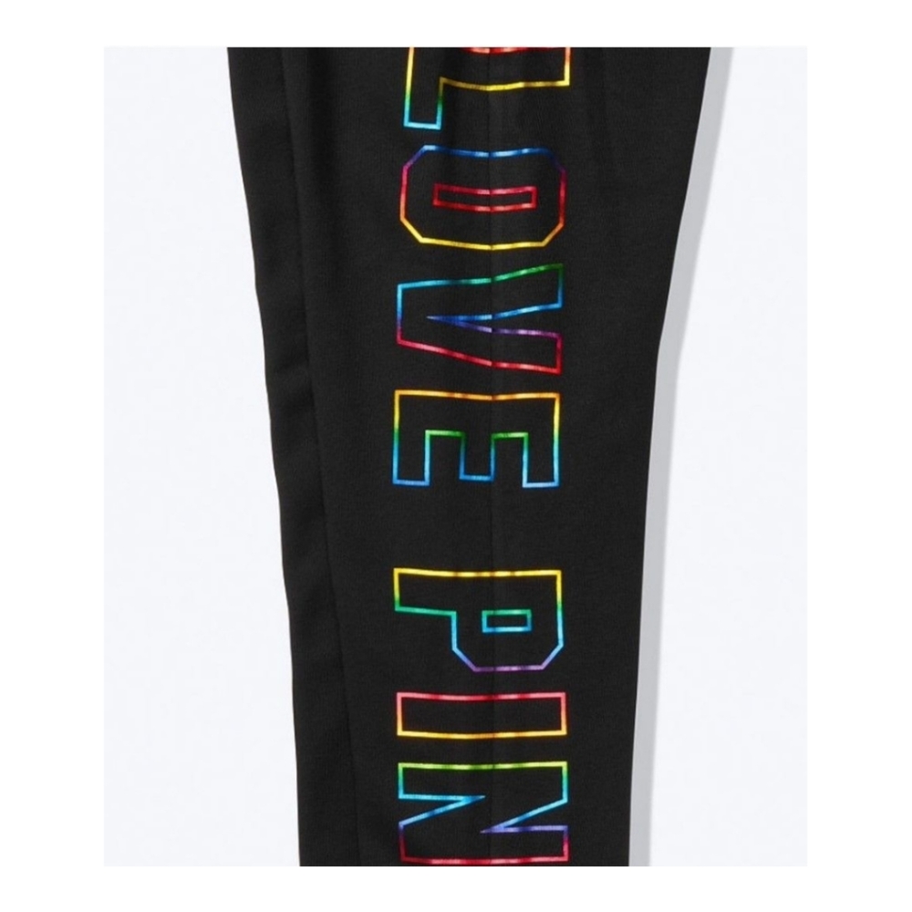 NWOT VS PINK Everyday Classic Rainbow 🌈 Foil Lounge Pants